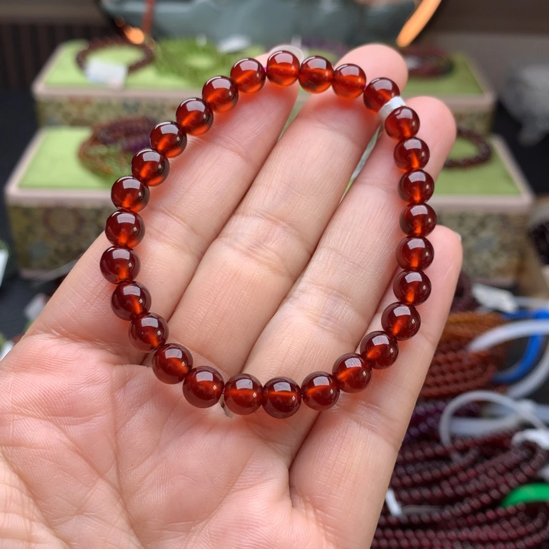 手串石榴石未镶嵌手串7