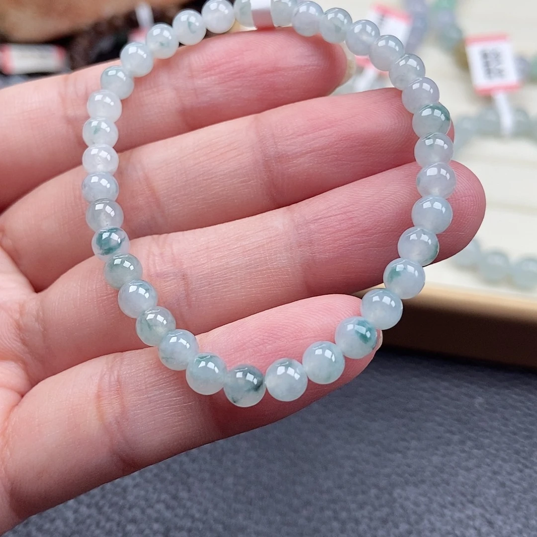 翡翠未镶嵌手链卡5