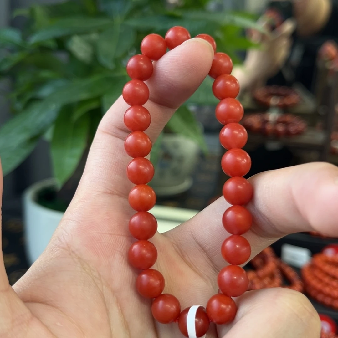南红玛瑙未镶嵌手串保山东山手串8+