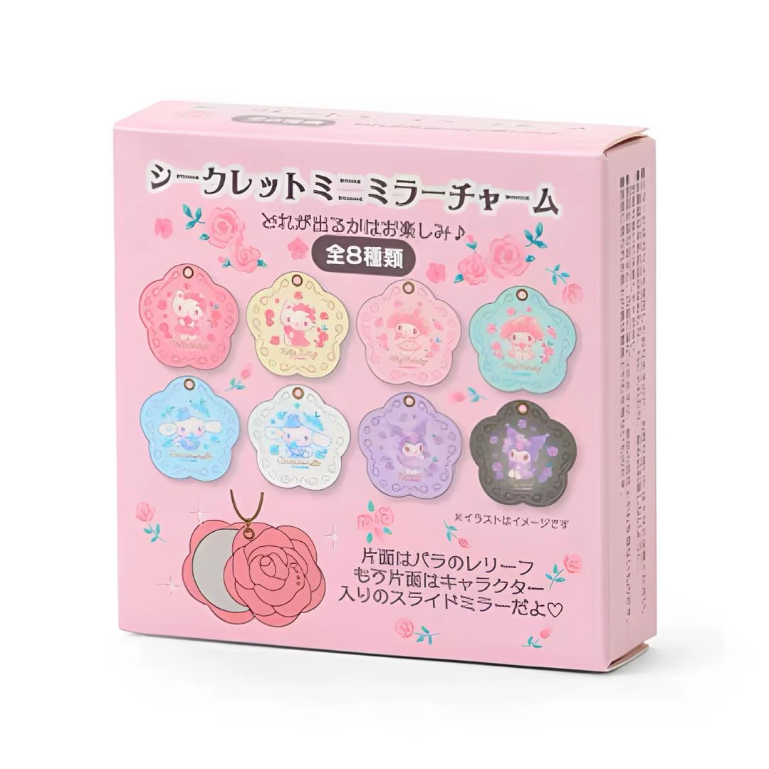 日版三丽鸥 玫瑰系列小镜子挂件收藏盲盒（代拆）