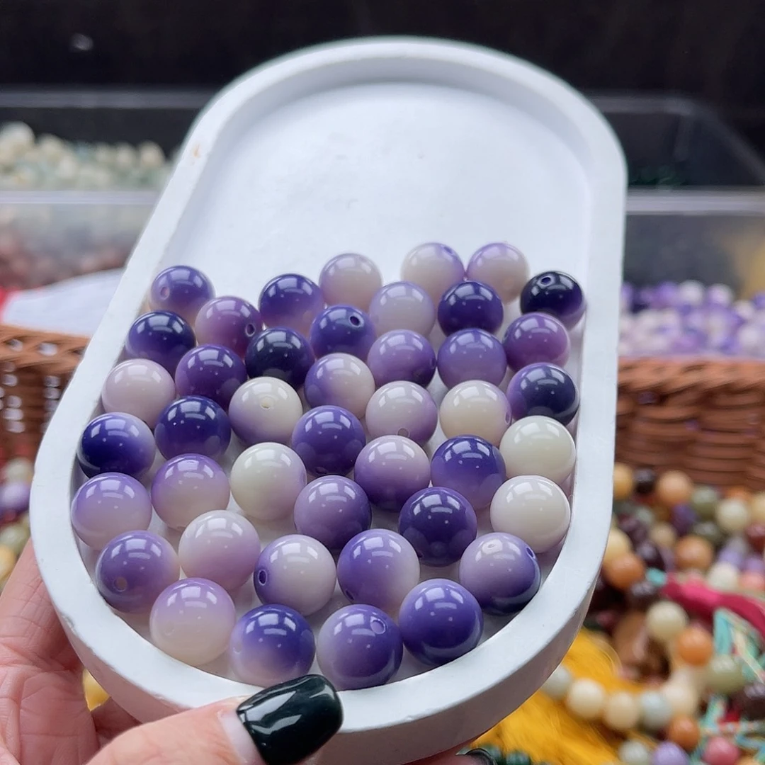 白玉菩提吊坠Q/12mm/100+20颗