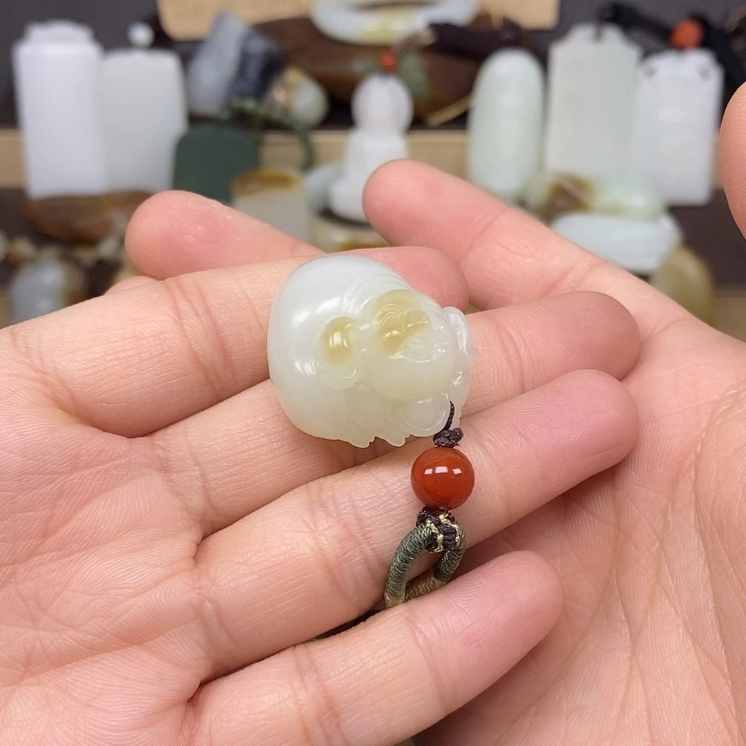 和田玉未镶嵌颈饰8