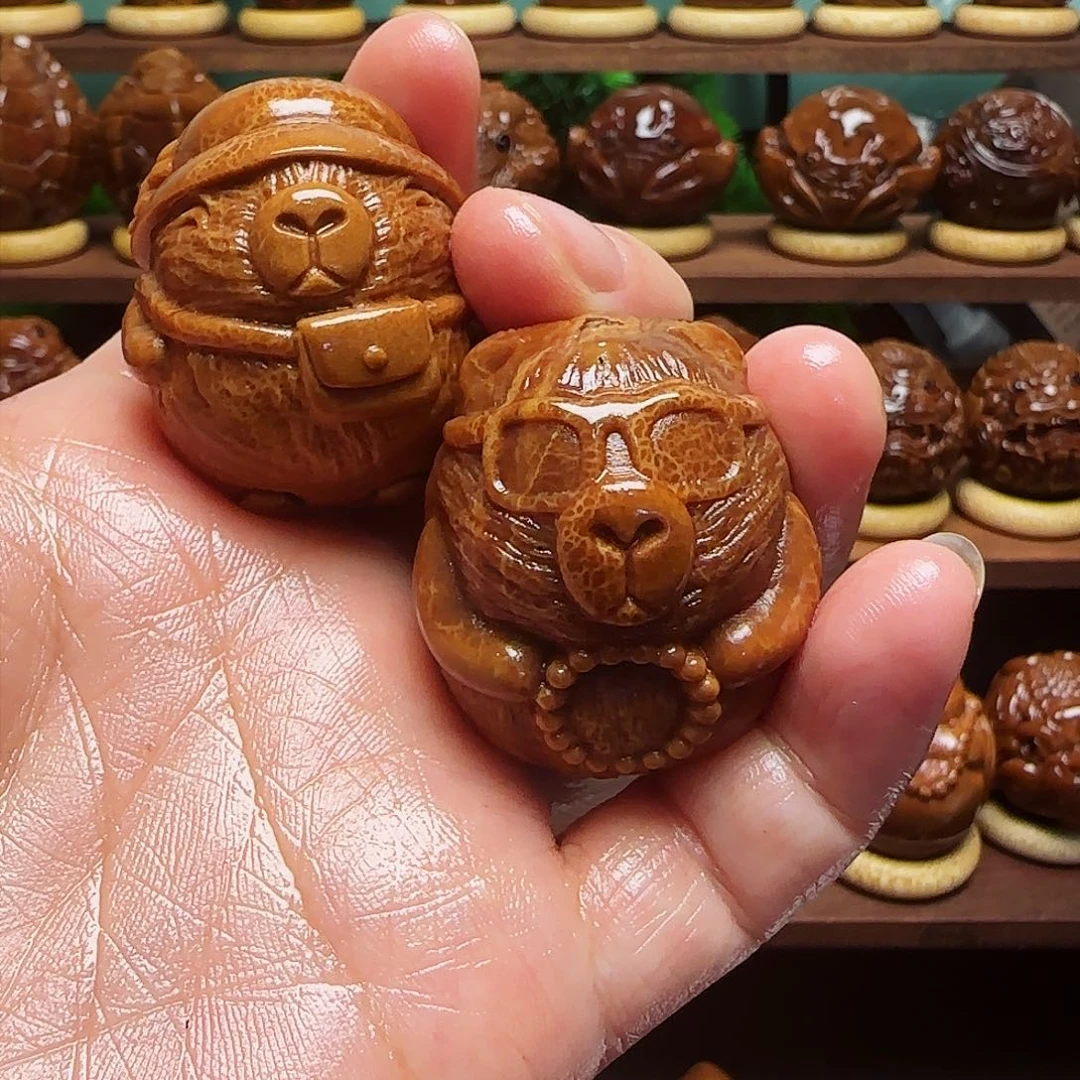 橄榄核手串/手链老*卡皮巴拉