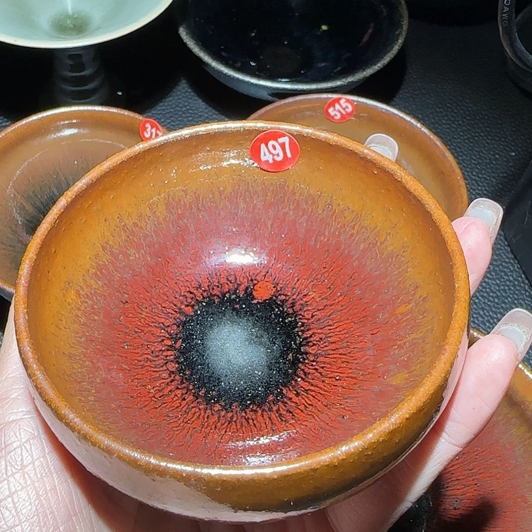茶盏龙窑柴烧 建盏 497