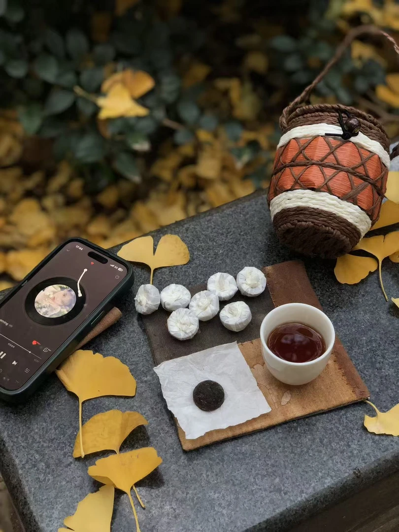 【糯米甜粥汤感熟茶】2016年糯米熟沱普洱茶熟茶5g*30颗