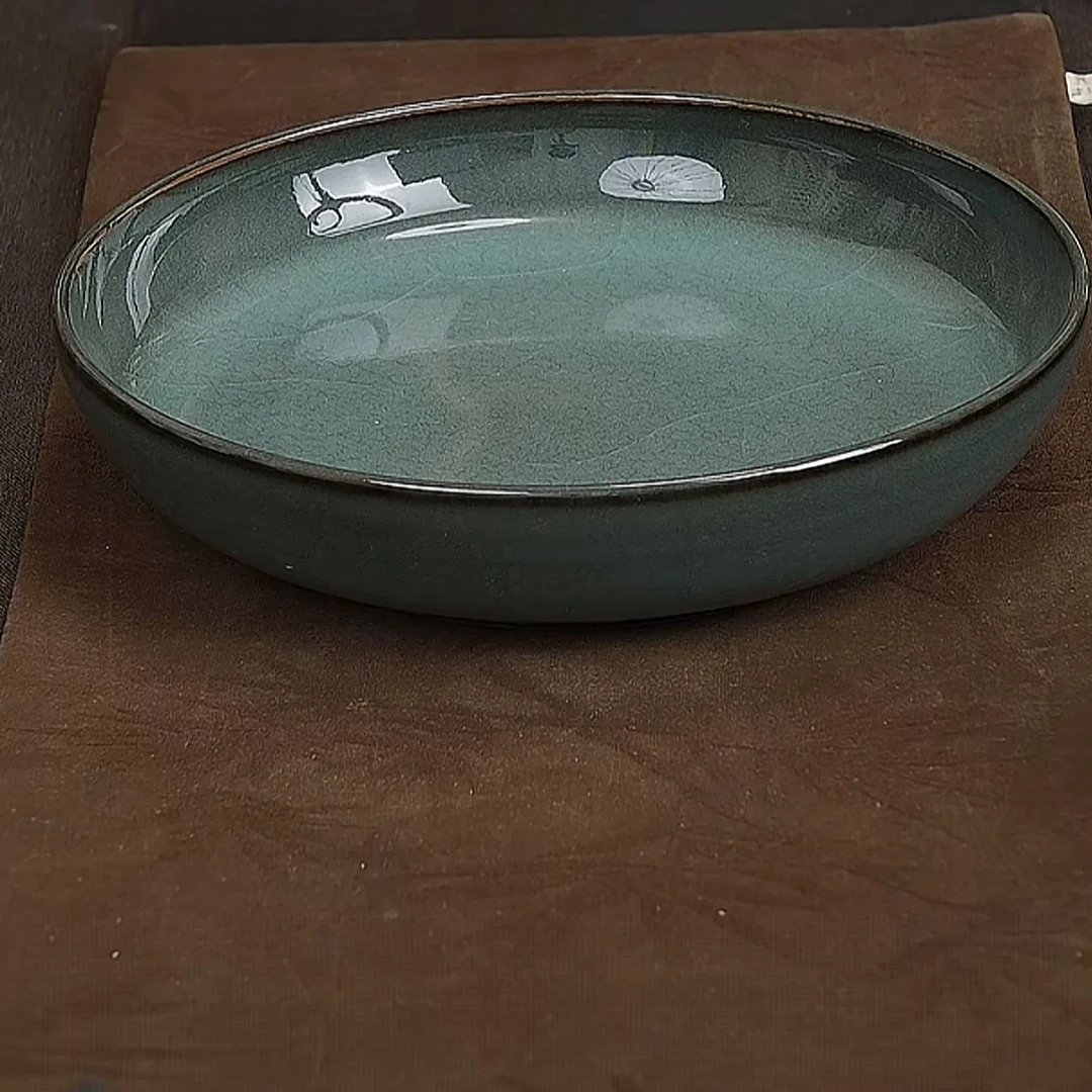 黑美人圆口直壁壶承陈卫武龙泉青瓷简约青瓷家用手工陶瓷茶具