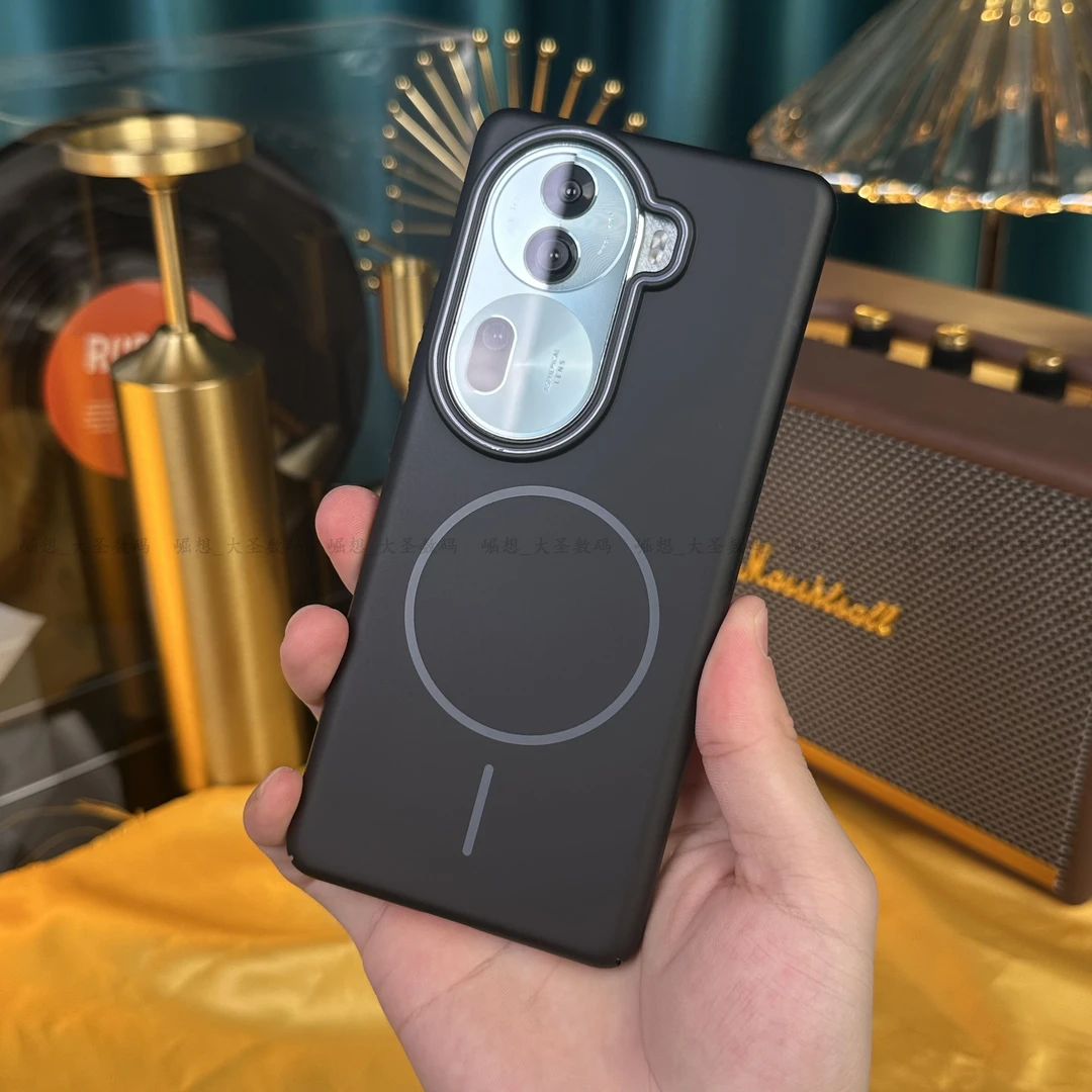 【超薄裸感+肤感磁吸】适用于OPPO Reno11手机壳高端防摔防指纹