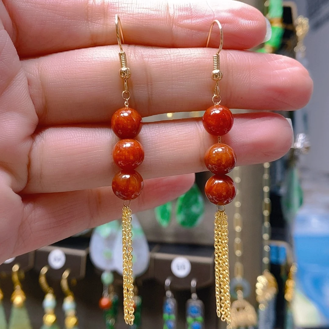 未镶嵌翡翠耳饰翡翠