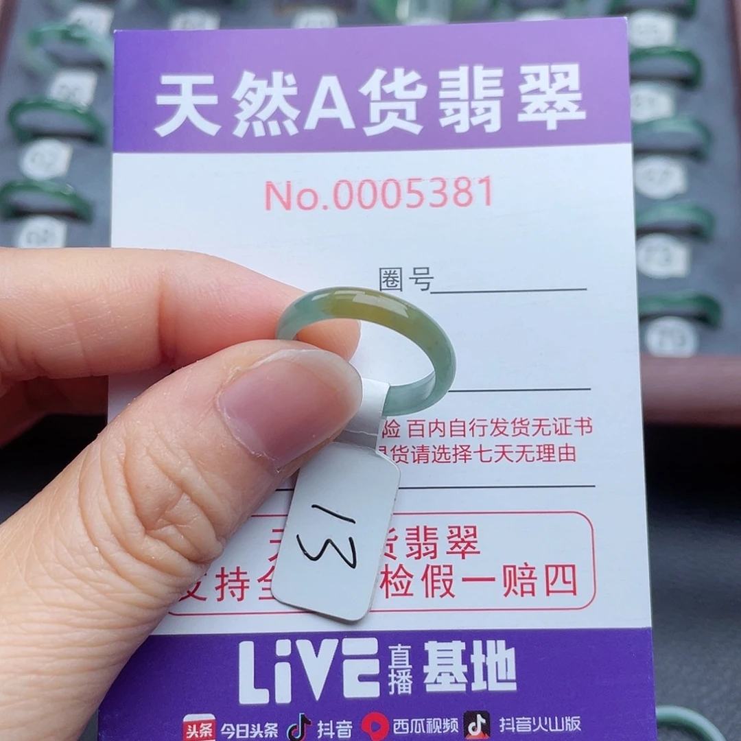 【闪购商品】翡翠戒指未镶嵌天然