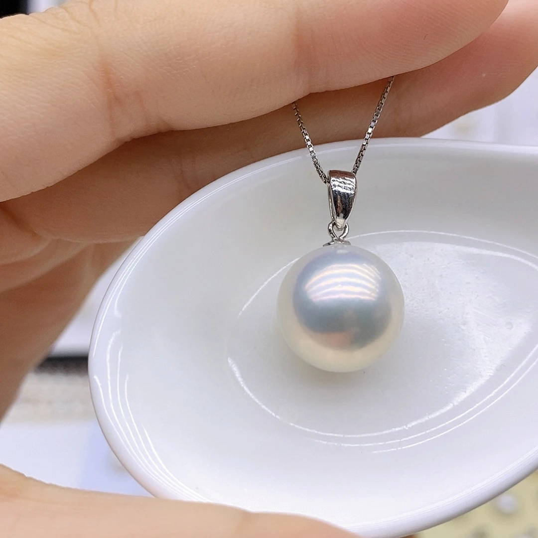 w***i淡水珍珠银S925镶嵌吊坠(赠链)