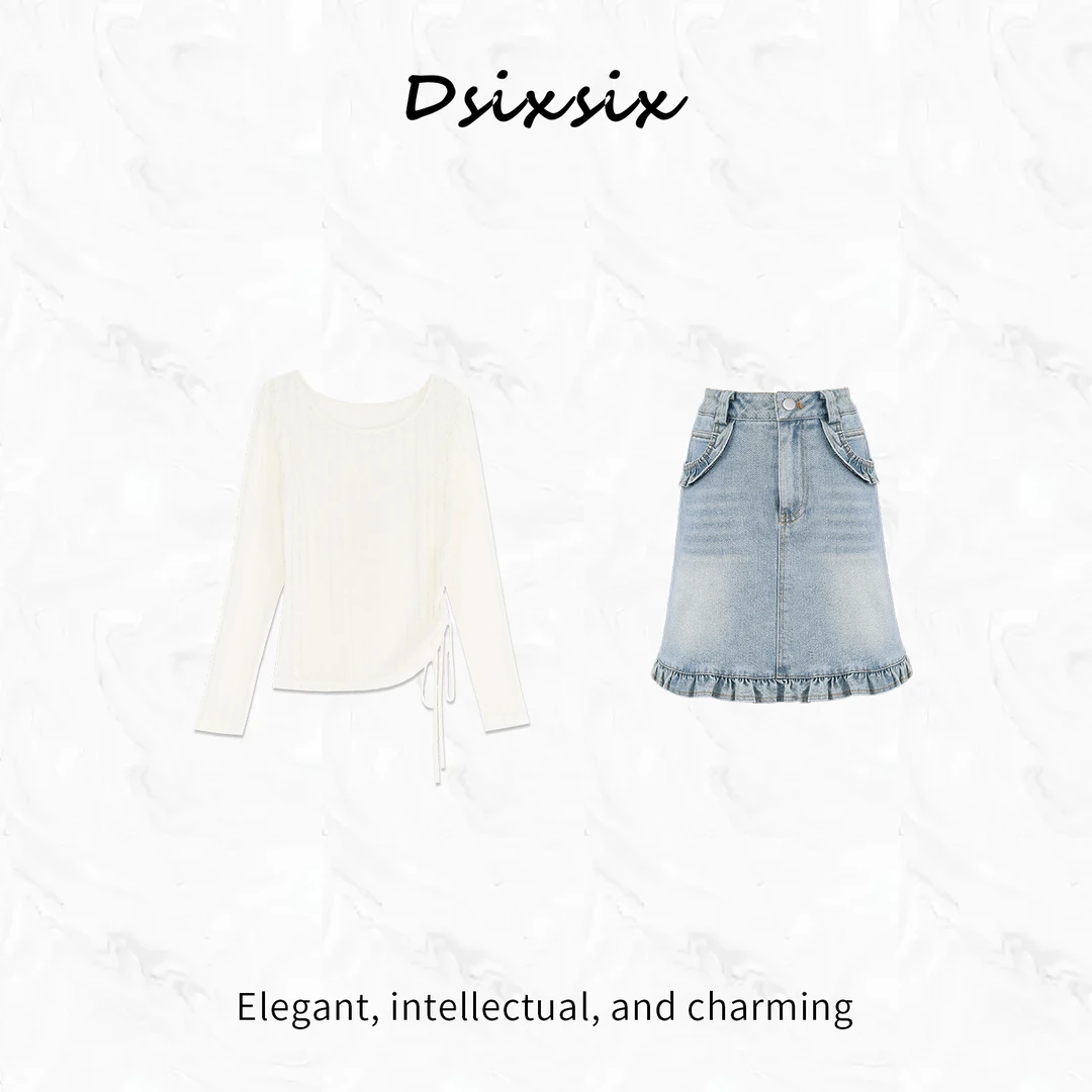 Yeah Me/也觅【云纱之谜】夏季新款甜美气质休闲百搭半身裙套装女装