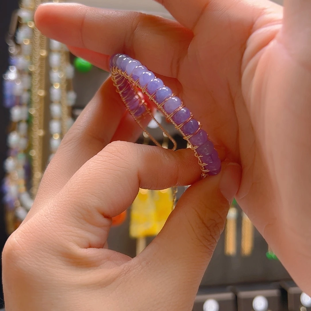 翡翠合金耳饰翡翠