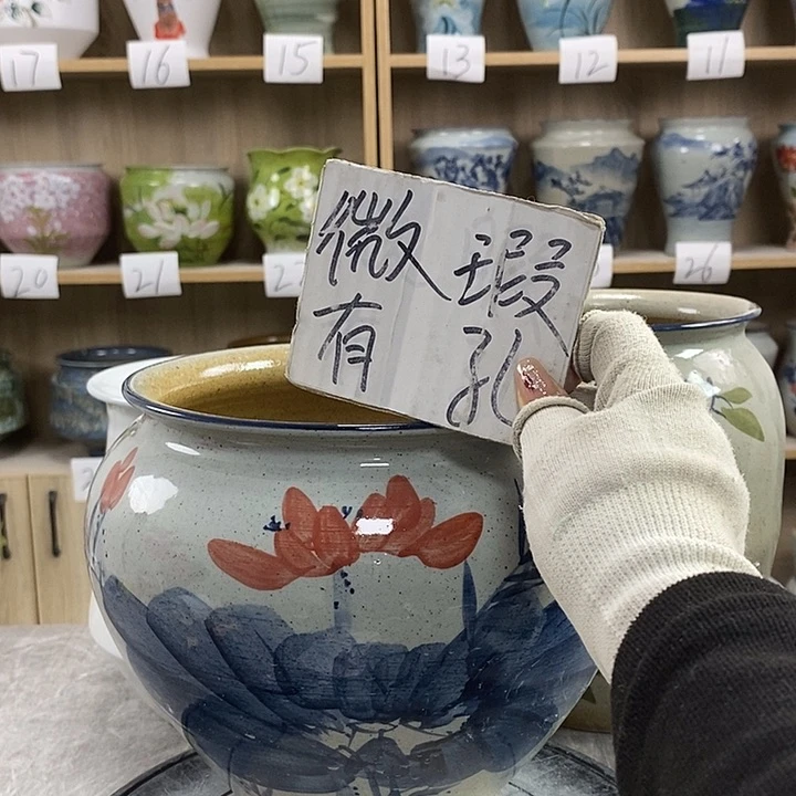 缸13xc景德镇陶瓷花盆