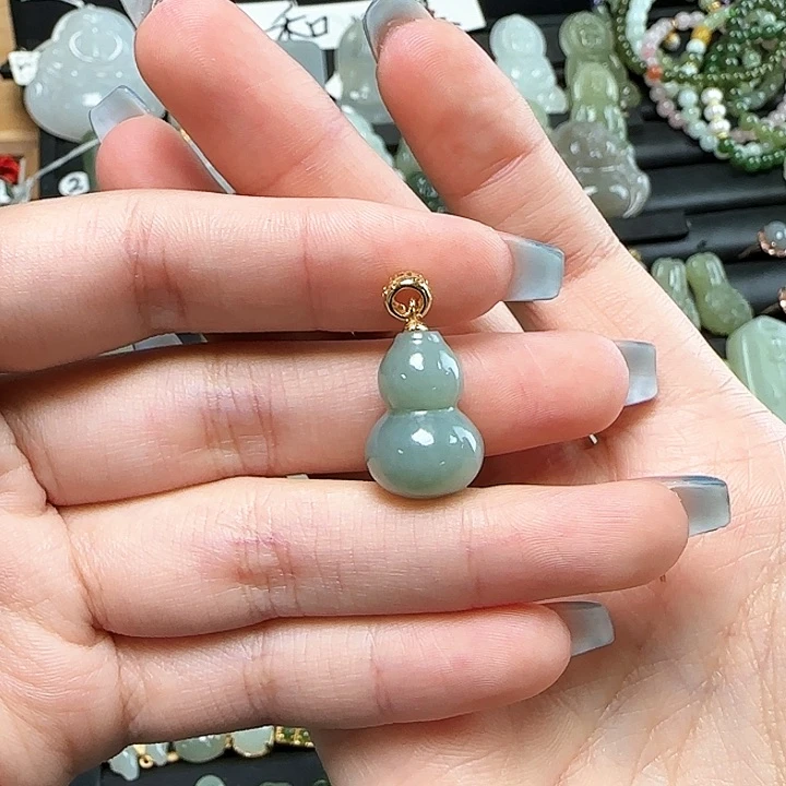 和田玉银S925镶嵌颈饰