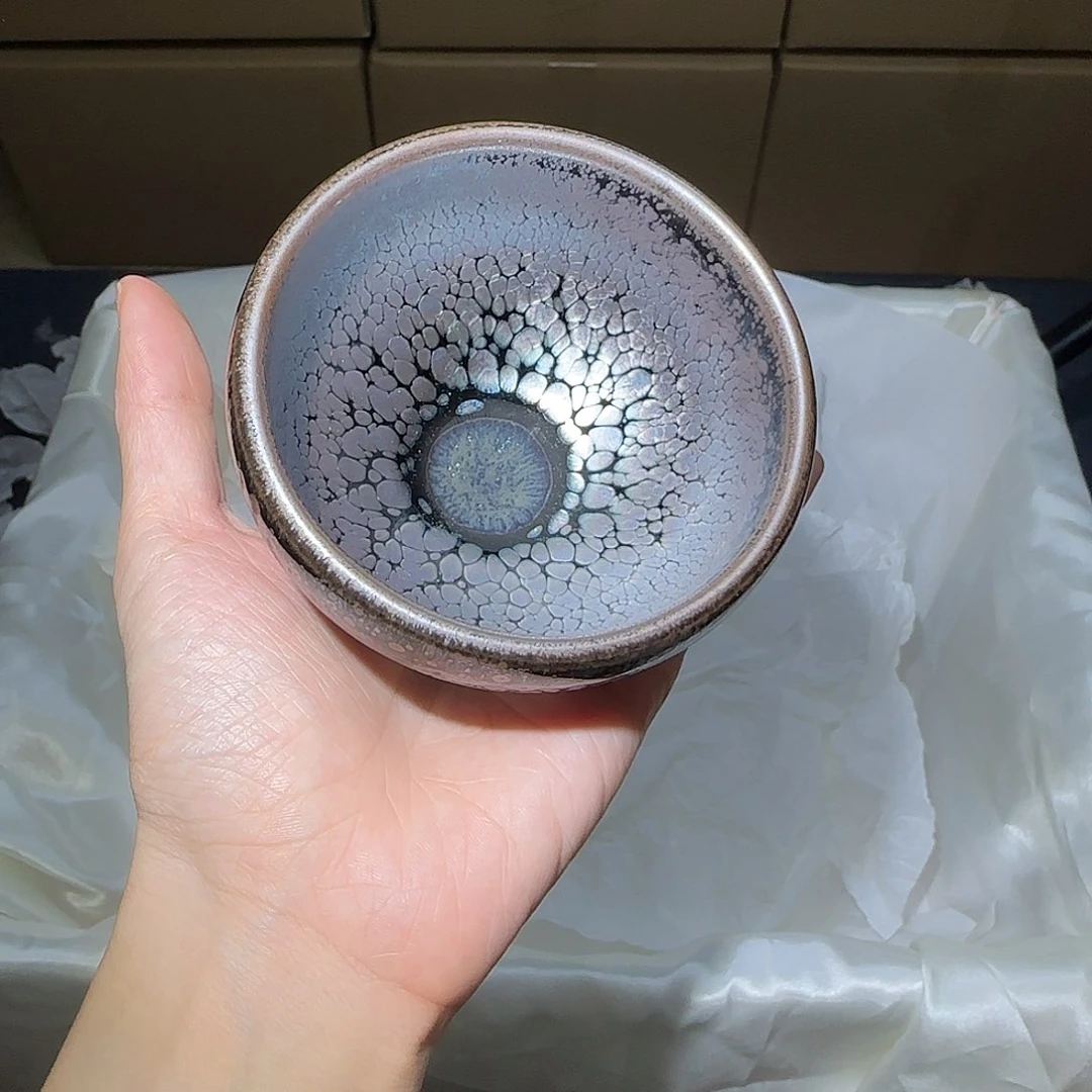 茶盏微瑕建盏，介意勿拍