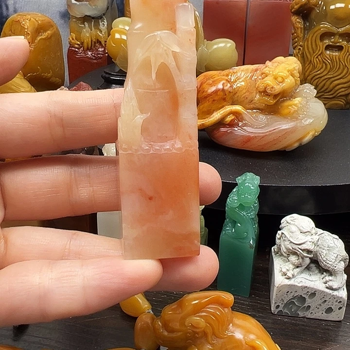 寿山石印石寿山石手工雕刻