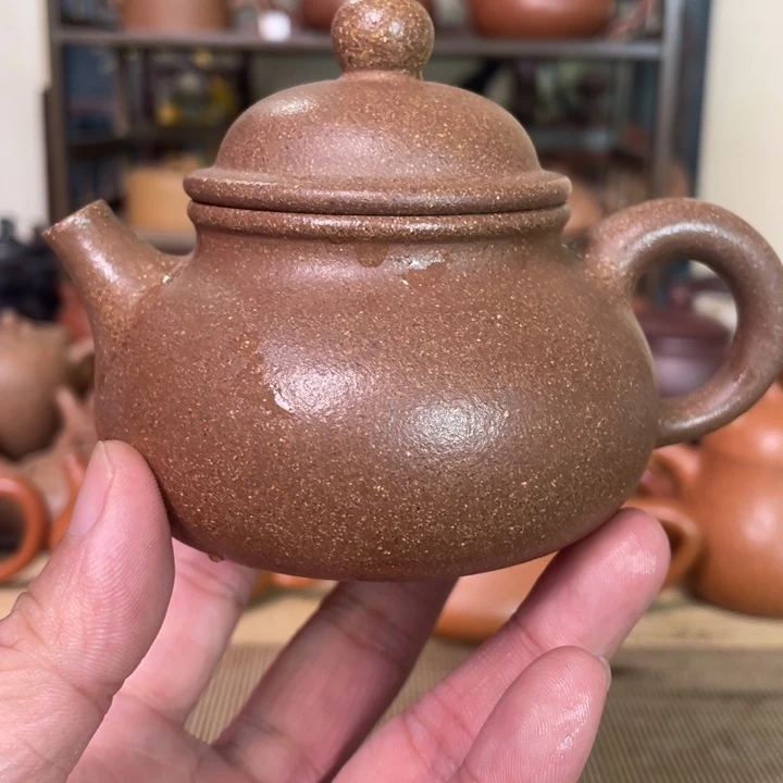 茶壶紫砂黄降坡 宜兴原矿0添加(毫升） 160