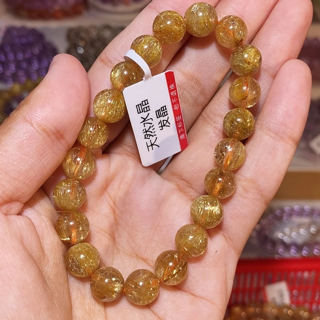 【闪购商品】发晶手串未镶嵌烟花发晶8.8mm