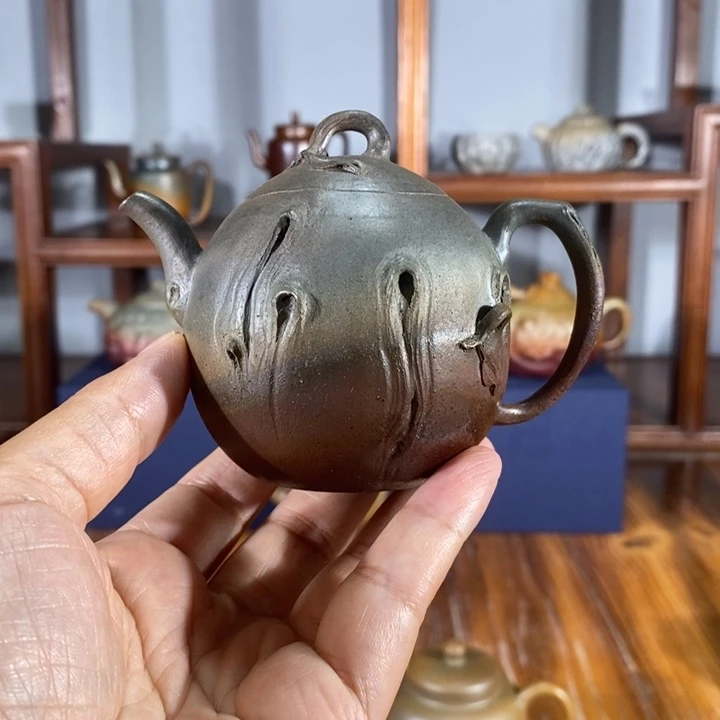 茶杯紫砂150cc树桩 紫泥