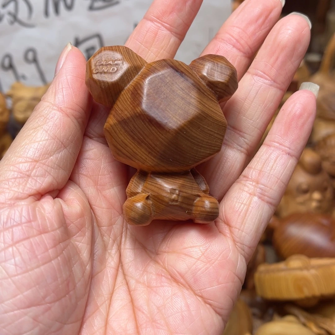 昵***了柏木把件小熊崖柏