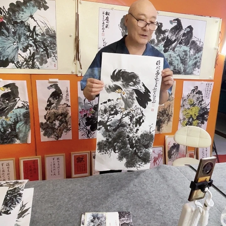 国画张圣敏先生纯手绘作品