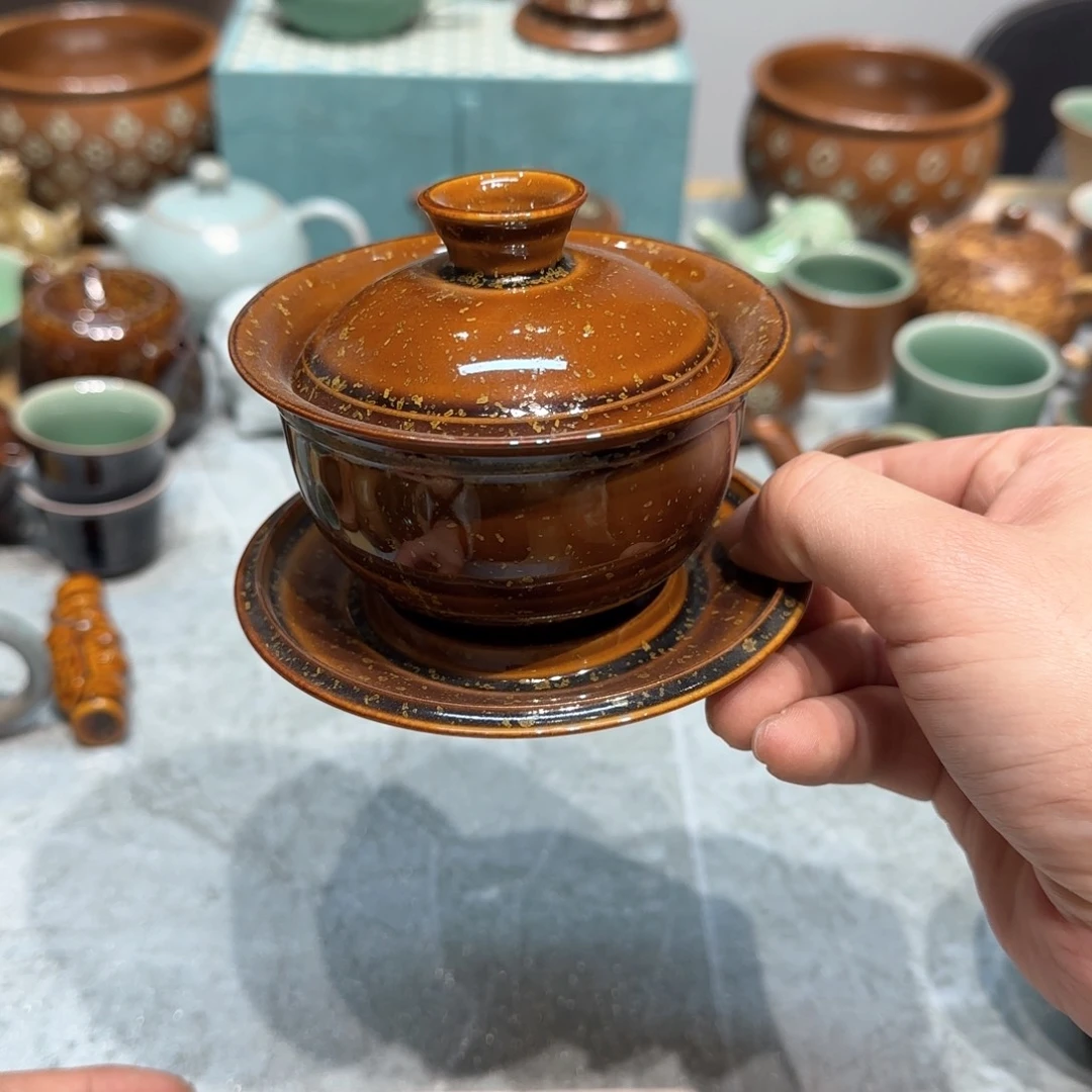 小金茶器青瓷茶具