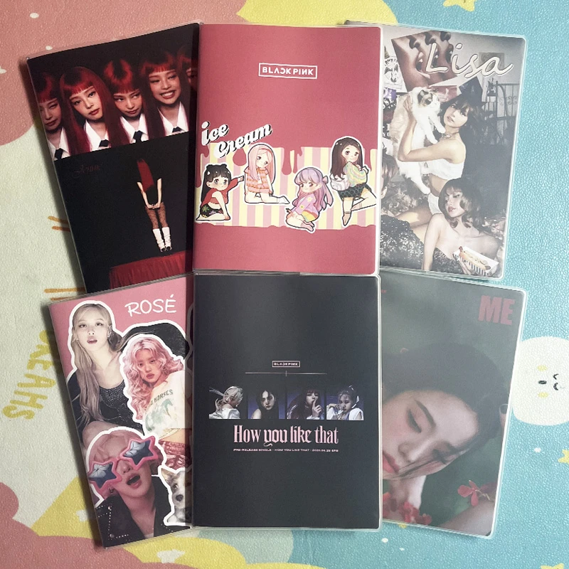 blackpink周边笔记本自制A7记事本Lisa朴彩英jennie金智秀A5本子