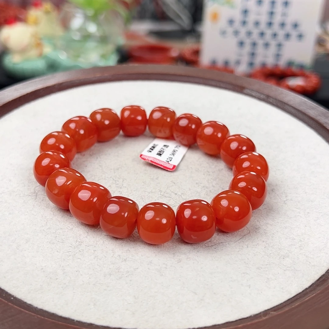 南红玛瑙未镶嵌手串
