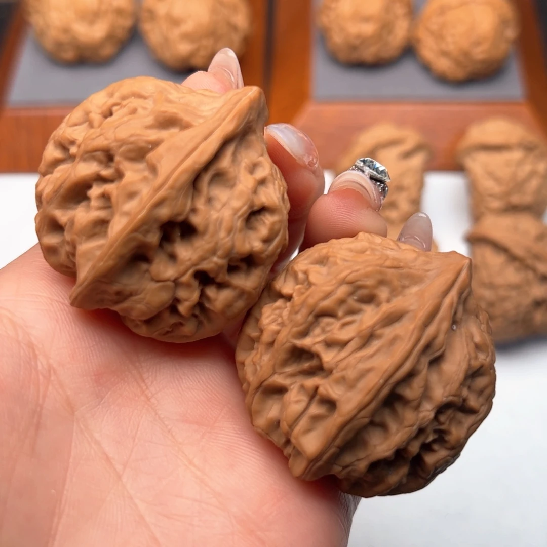 文玩核桃把件火苗41丽