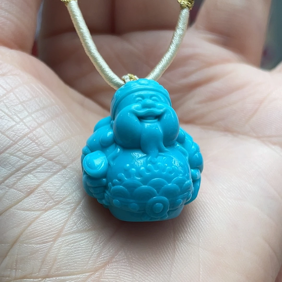 绿松石未镶嵌颈饰