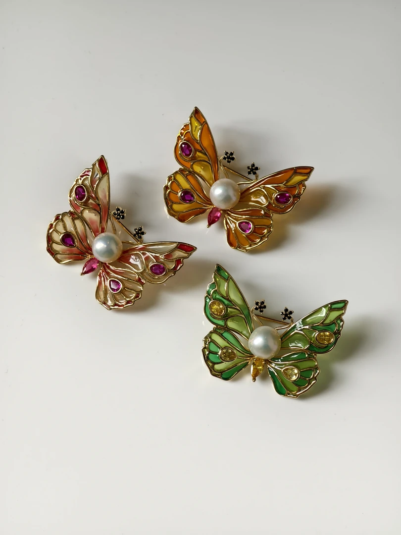 珍珠胸针-多样性发一个