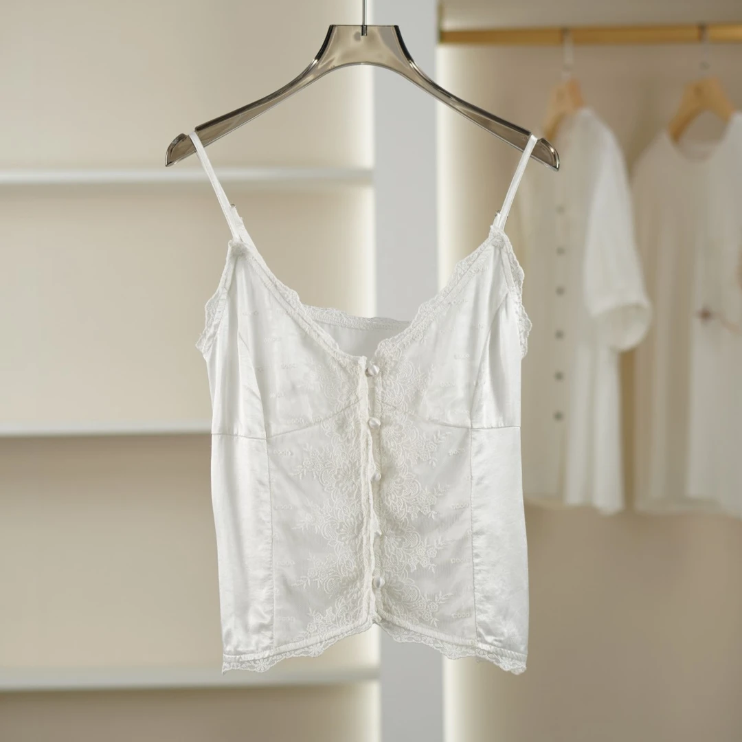麦迪尚品【K】50428509 夏季简约性感吊带上衣品牌撤柜女装