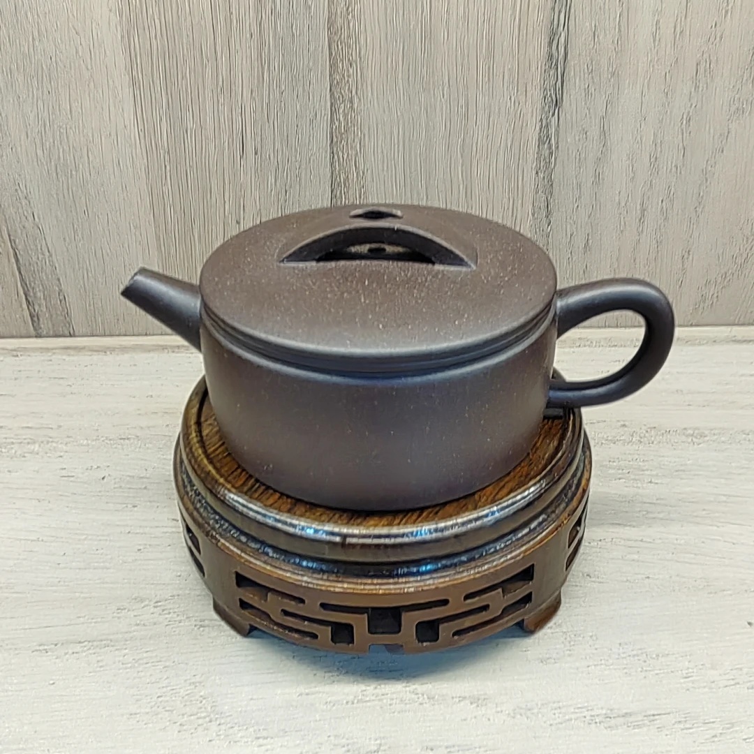 景韵鸿鹄原矿紫砂小汉瓦紫泥120cc