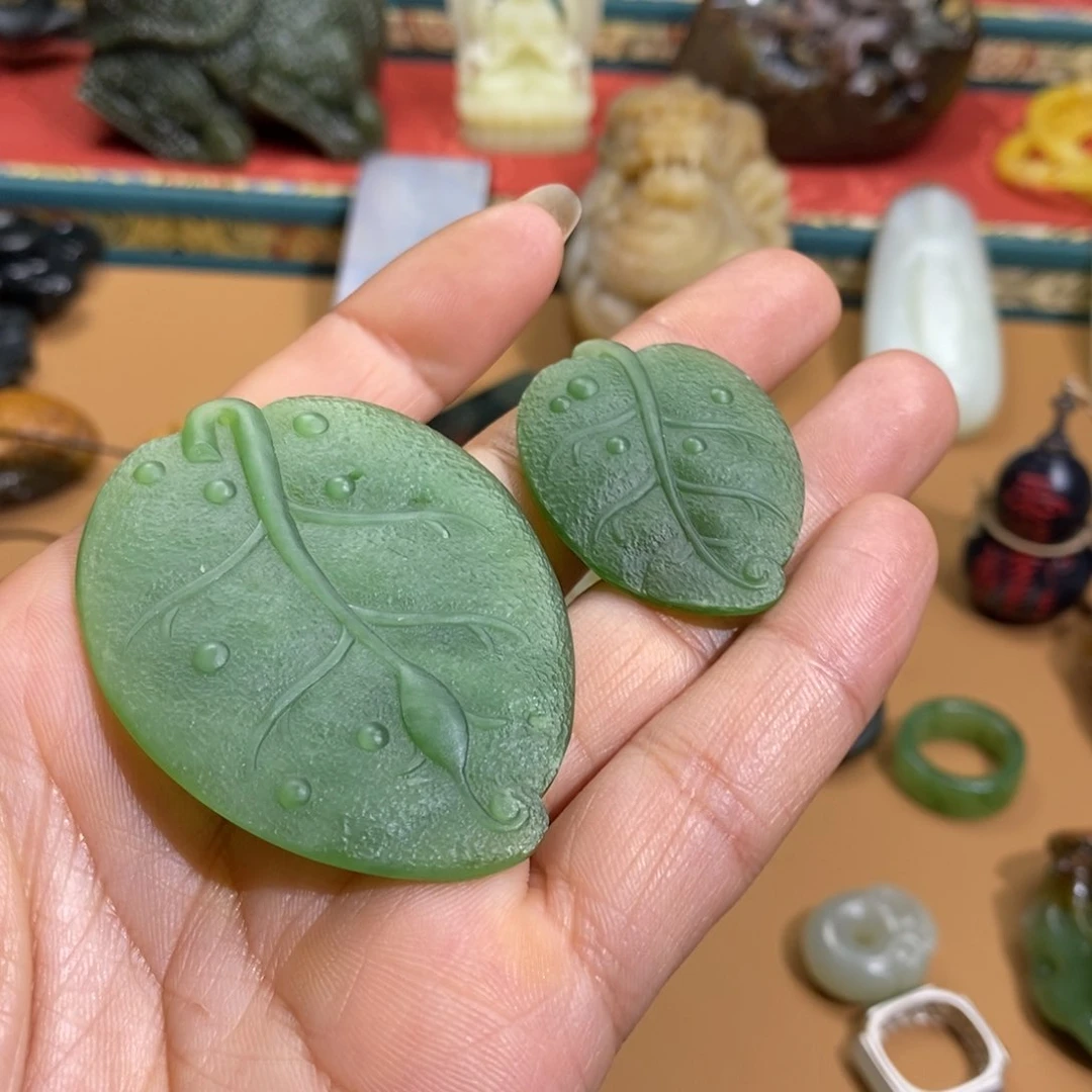 和田玉颈饰未镶嵌小*崽定制