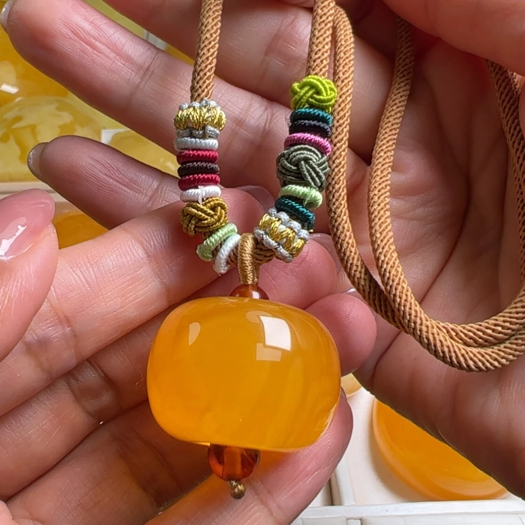 未镶嵌蜜蜡毛衣链无优化