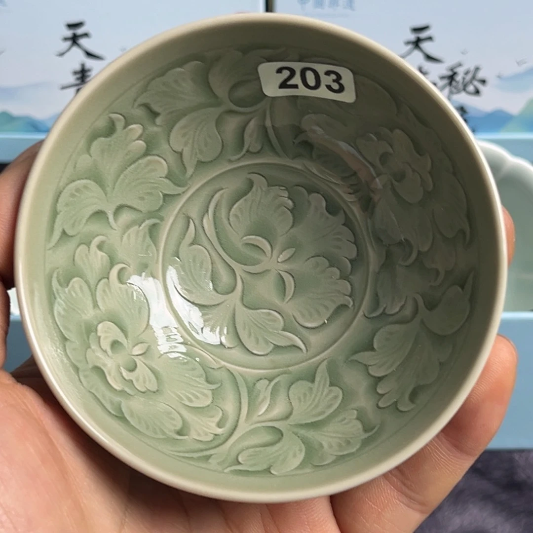 瓷老货手工杯特价 203 号
