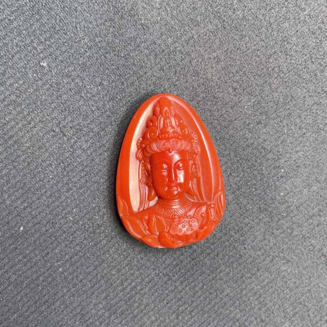 南红玛瑙未镶嵌颈饰