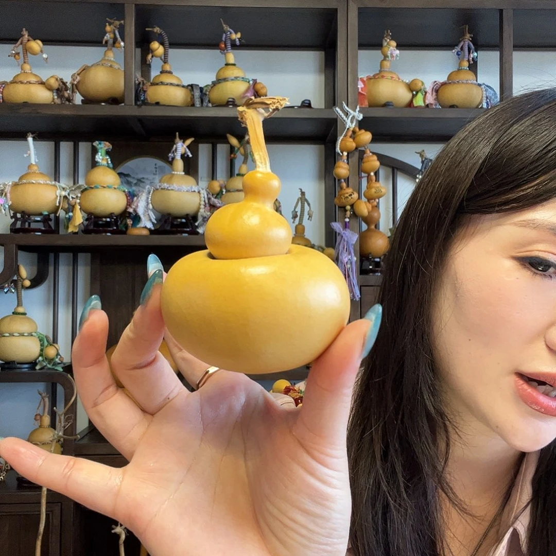 卷***卷歪财葫芦摆件葫芦