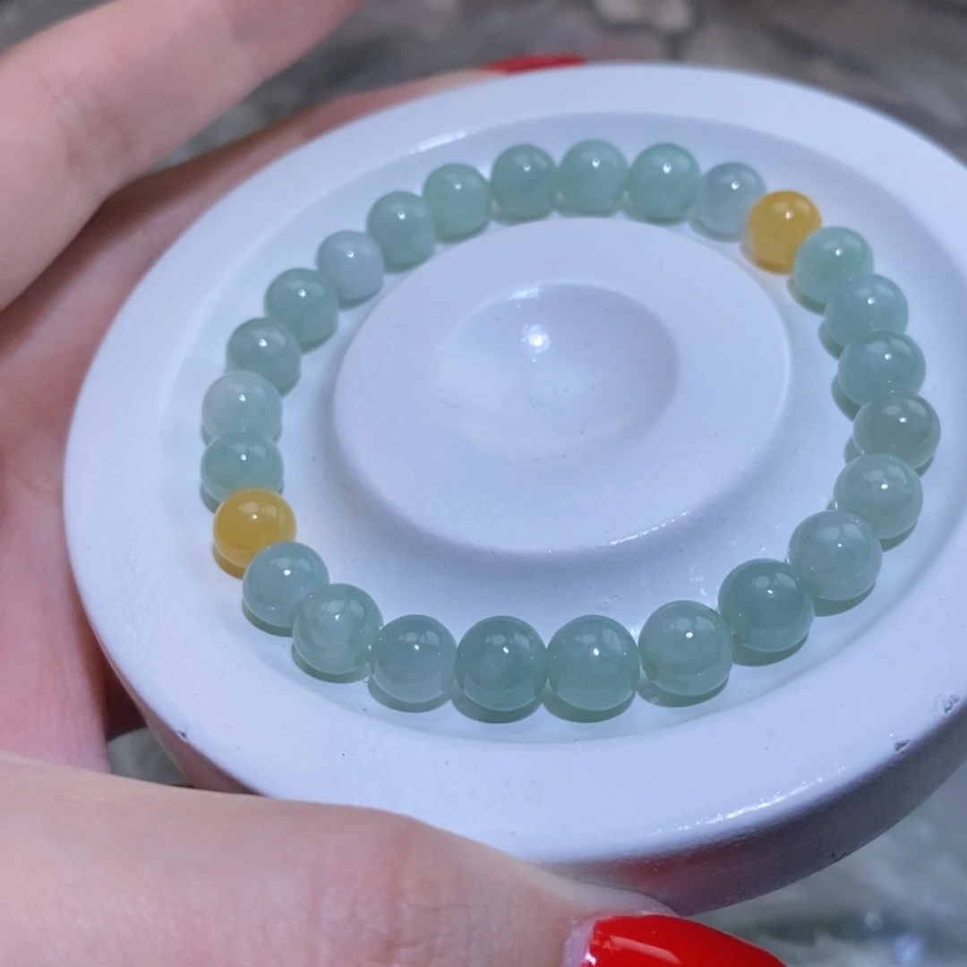 未镶嵌手串翡翠天然缅甸翡翠a货