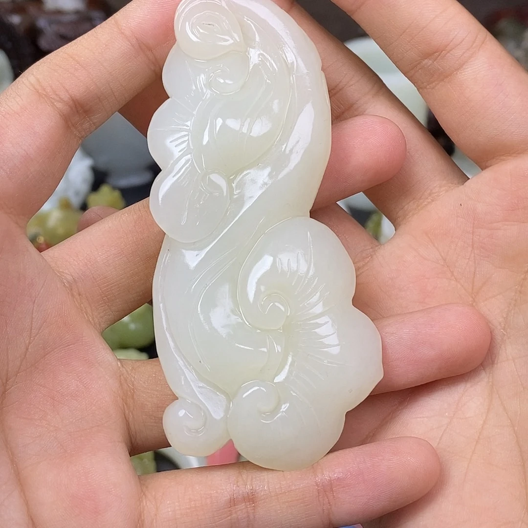 深***兰和田玉未镶嵌把件