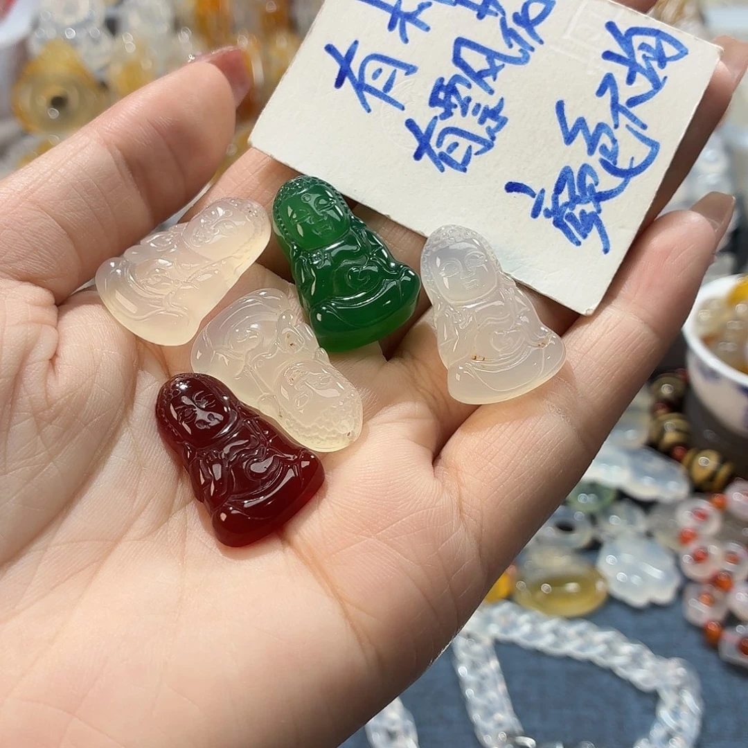 玛瑙/玉髓未镶嵌吊坠(不含链)