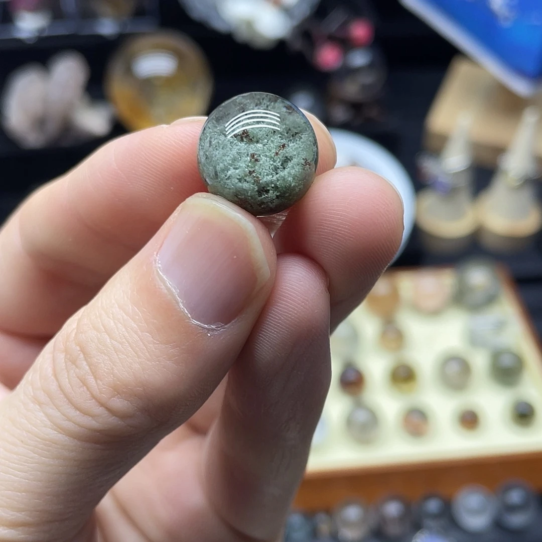 水晶颈饰未镶嵌绿幽灵聚宝盆