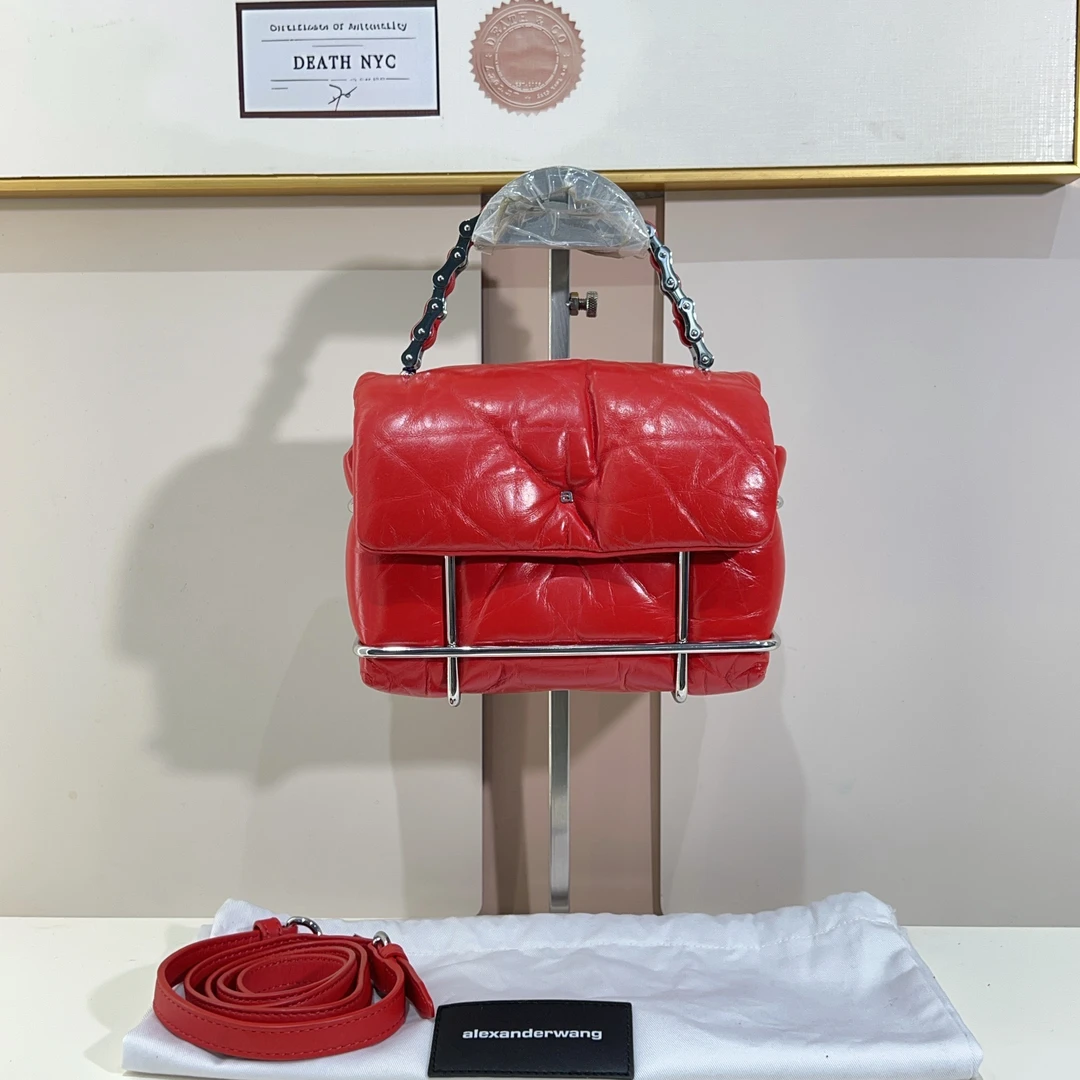 95新 Alexander McQueen/亚历山大·麦昆 亚历山大新款泡芙包a7794