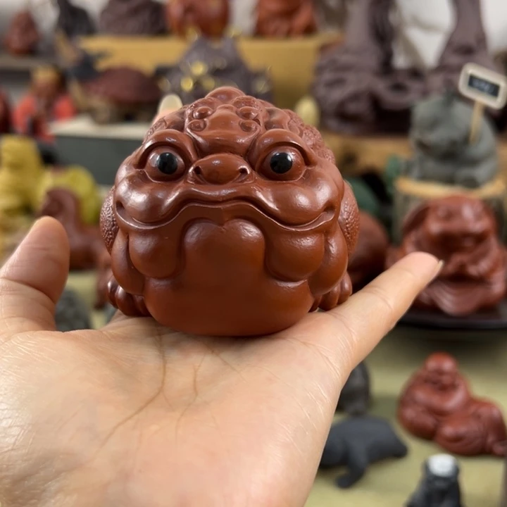 紫砂茶宠紫砂蟾王