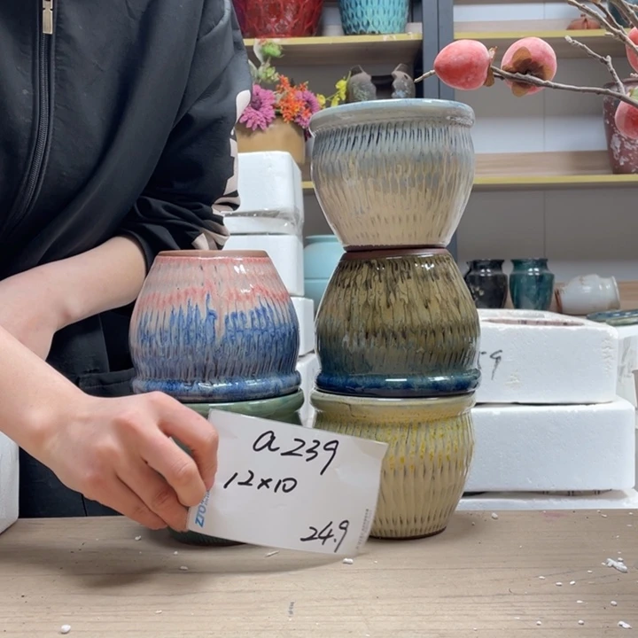 粗陶多肉花盆微瑕239