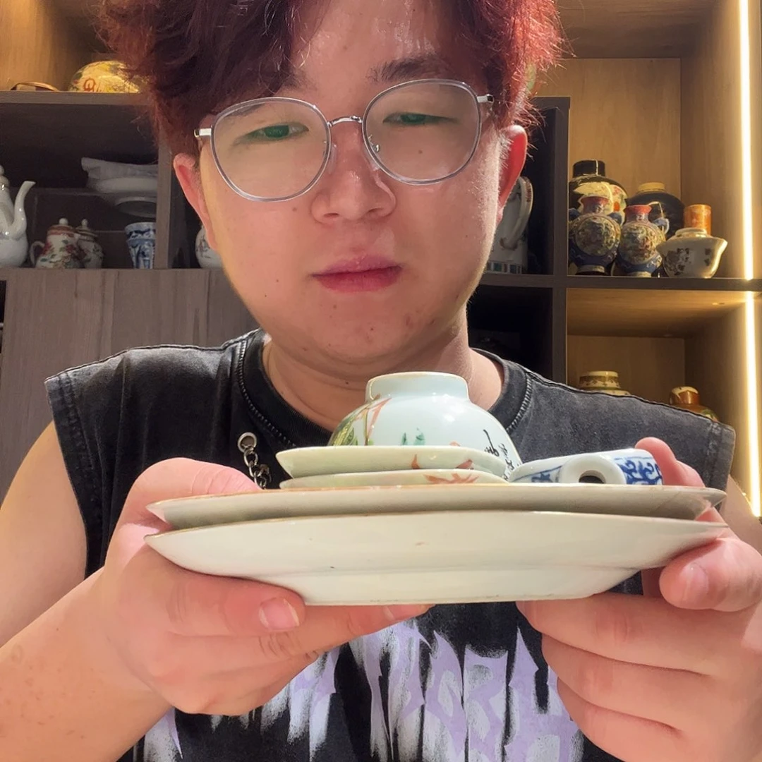 粉彩开门货没问题