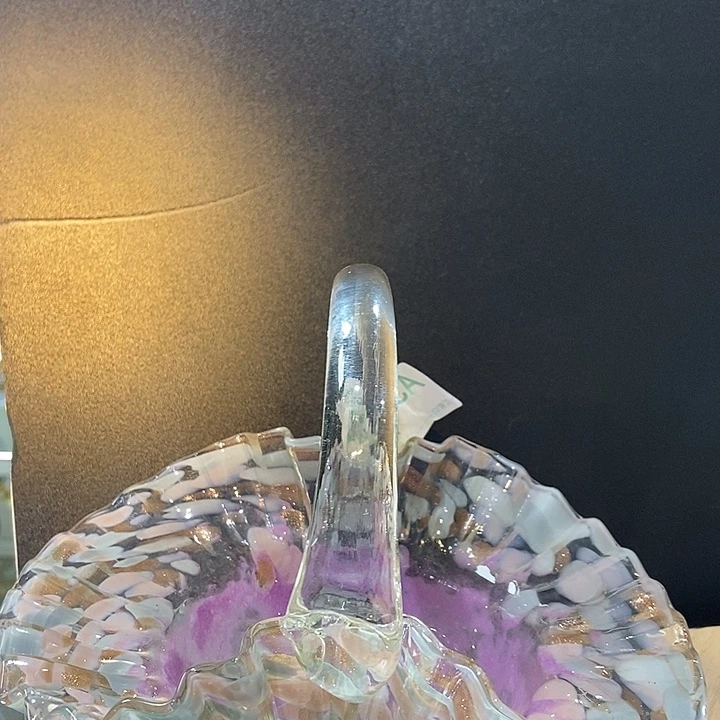 粉色提篮琉璃高货