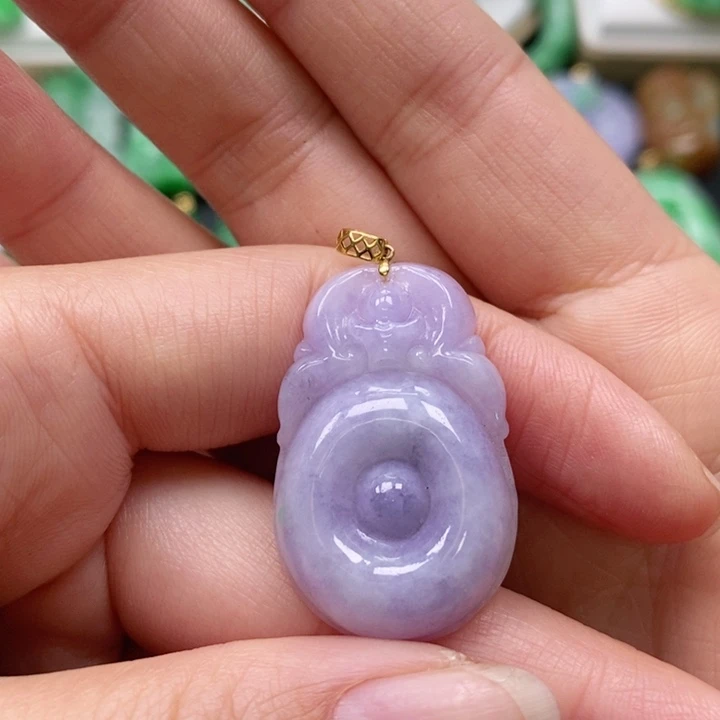 翡翠颈饰未镶嵌吊坠