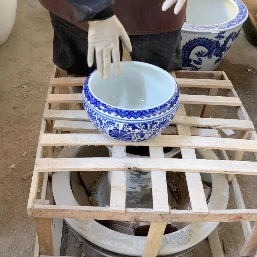 瓷片缠枝莲23高128888888888