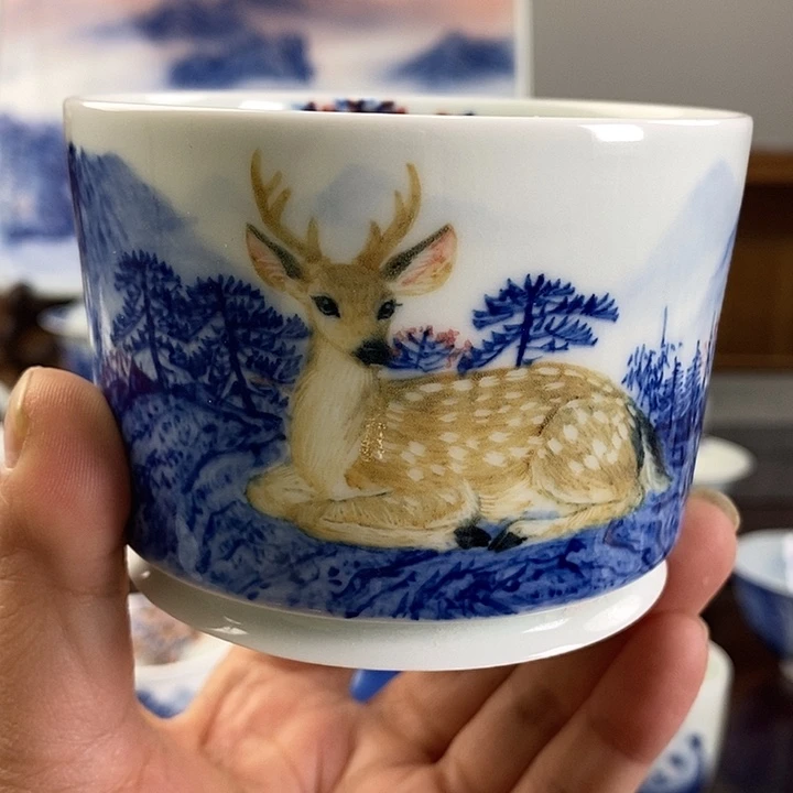 杯景德镇手工手绘陶瓷，高亮兴老师作品